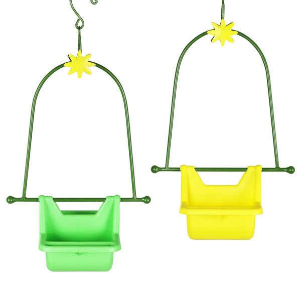 Exhart 2 Piece Hanging Basket Bird Feeders, 8.5 by 16 Inches Wayfair
